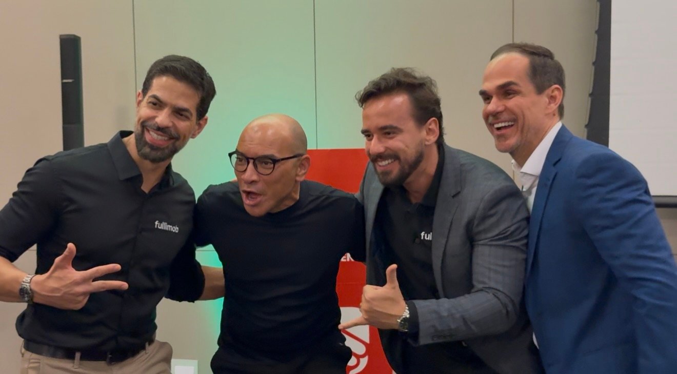 Rafael Cunha, Pereira Amorim, Leo Rosa e Will Galheira passaram seus conhecimentos em evento do hub de conexão FULLIMOB.