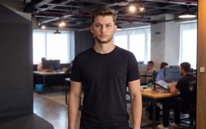 Wylker Moreno, CTO da 4Selet, no escritório da empresa em Goiânia.
