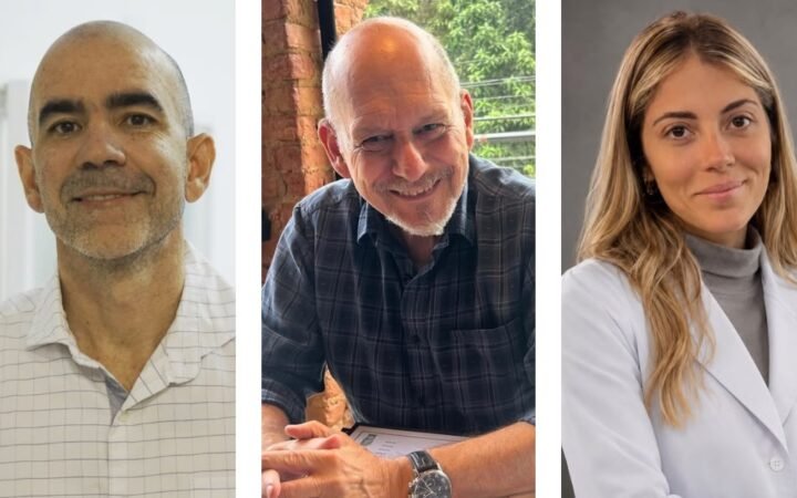 Os médicos Marco Orsini e Eduardo Morsch de Mello, e a pesquisadora Eduarda Iennaco.