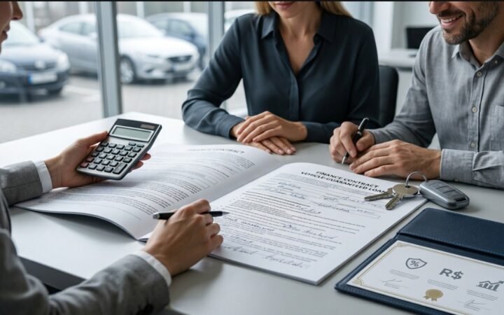 Crédito com garantia de veículo em concessionária