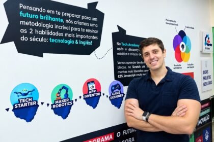 João Aleixo é fundador da The Future School, escola de tecnologia e robótica criada em São José do Rio Preto, no interior de São Paulo.